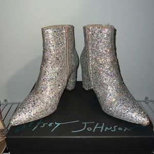 Betsy Johnson Rhinestone booties